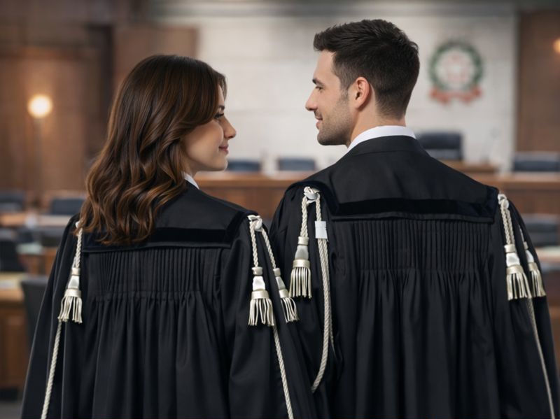 Toga fresco di lana 100%.